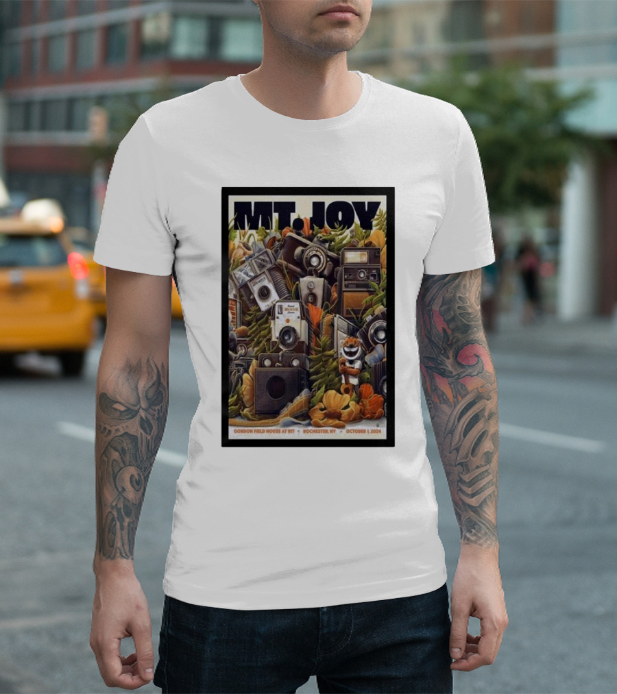 Mt Joy Gordon Field House Rochester NY October 1 2024 Vintage Cameras T-Shirt