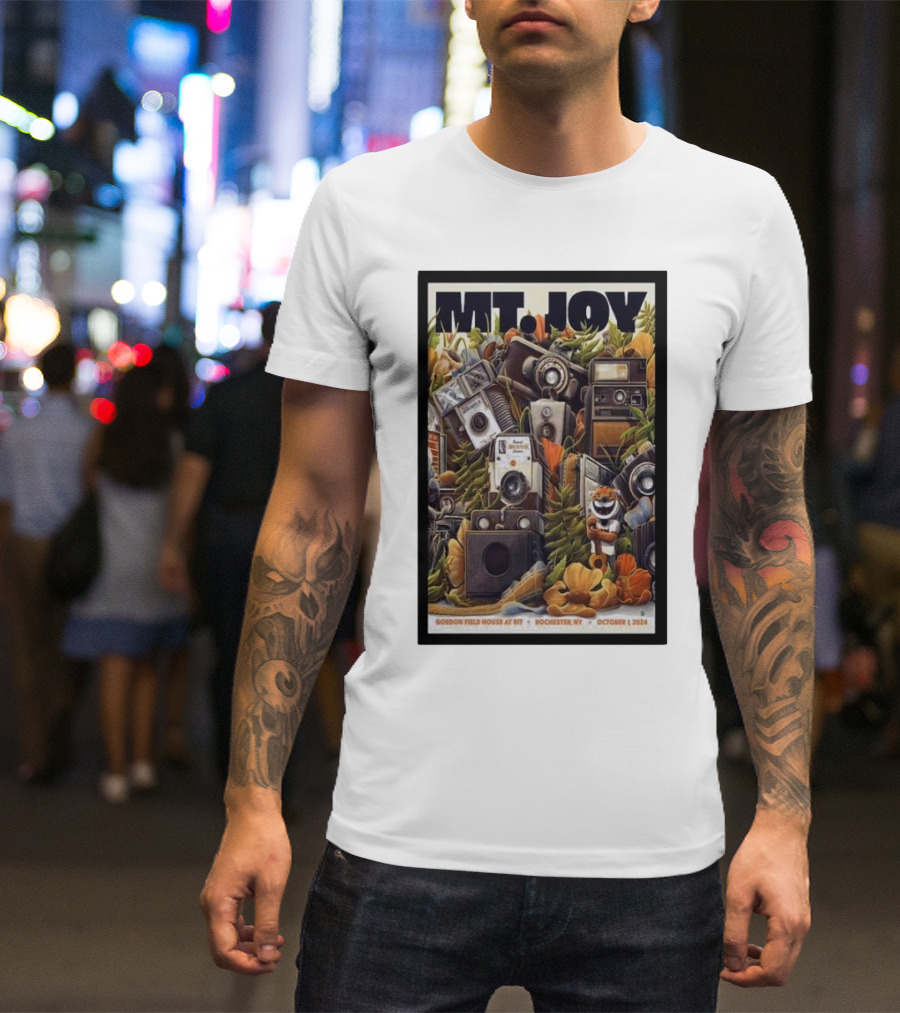 Mt Joy Gordon Field House Rochester NY October 1 2024 Vintage Cameras T-Shirt