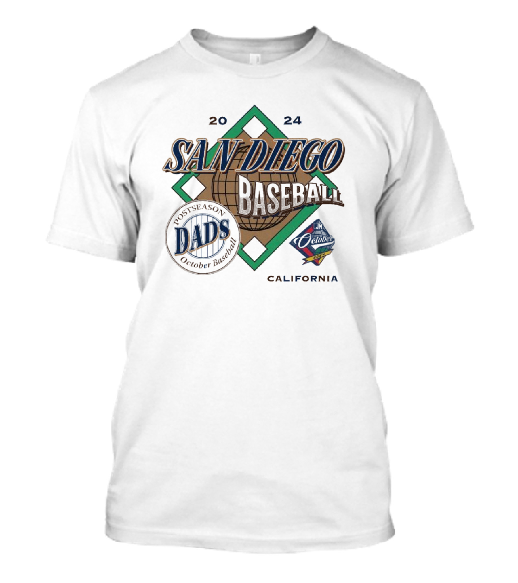 San Diego Baseball Postseason October 2024 California T-Shirt