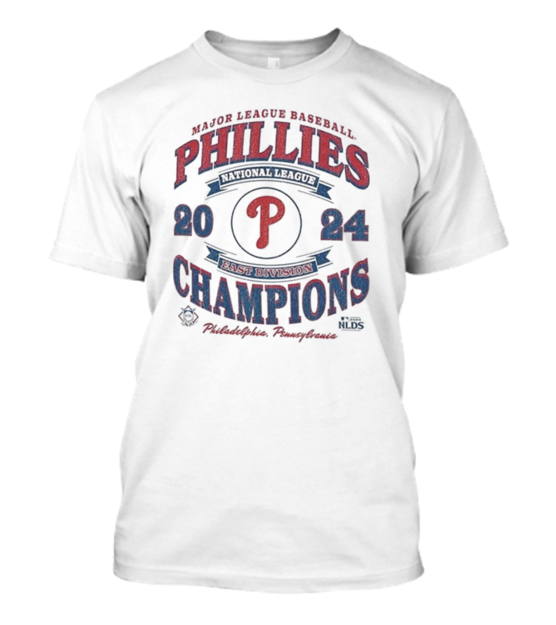 Major League Baseball Philadelphia Phillies 2024 NL East Division Champions Pennsylvania NLDS T-Shirt