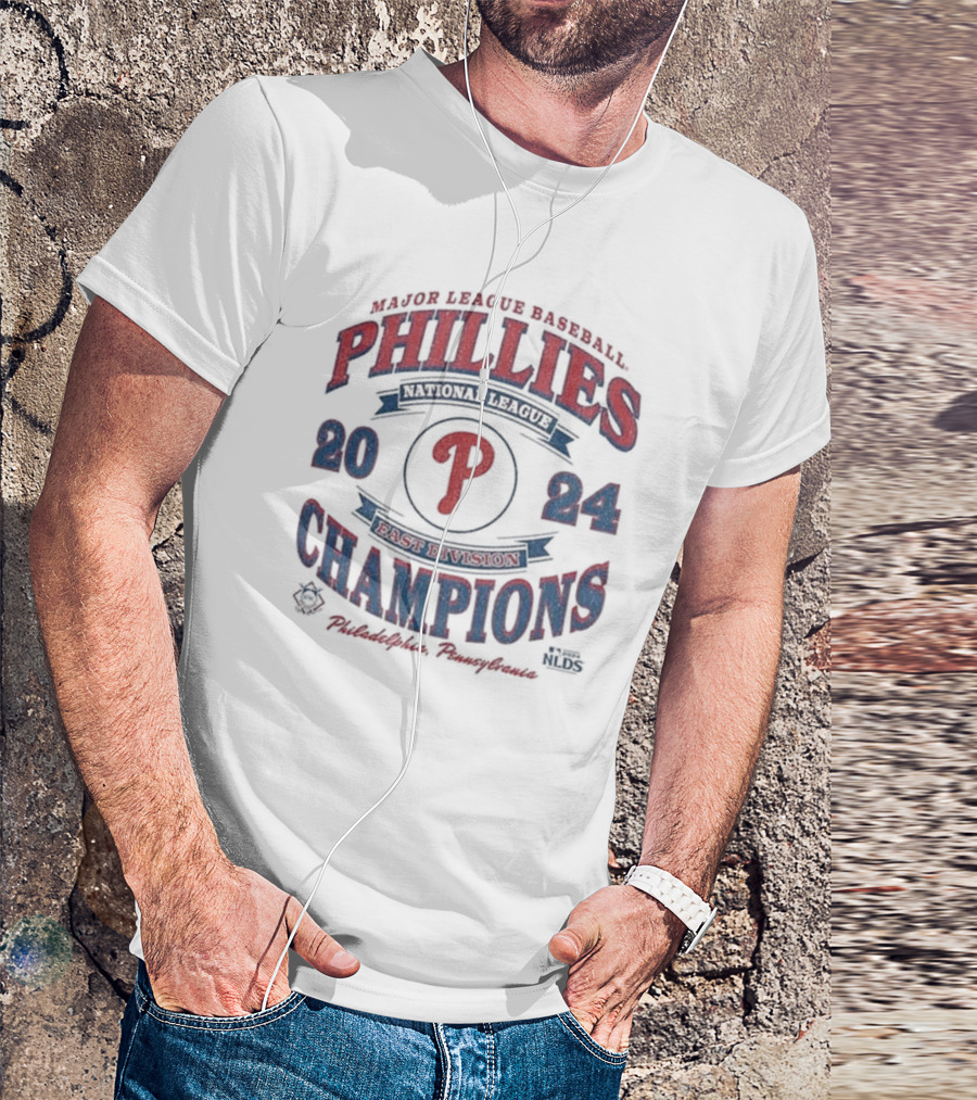 Major League Baseball Philadelphia Phillies 2024 NL East Division Champions Pennsylvania NLDS T-Shirt