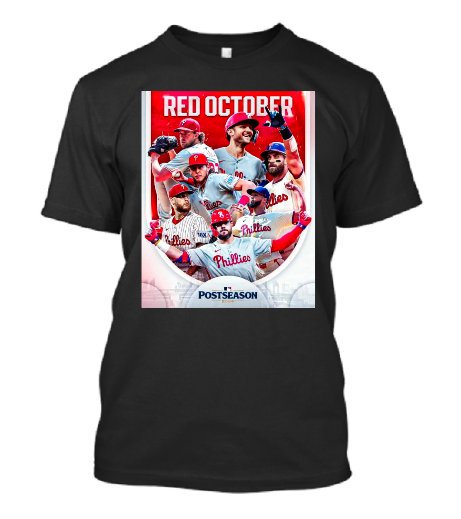 Philadelphia Phillies Red October Postseason T-Shirt