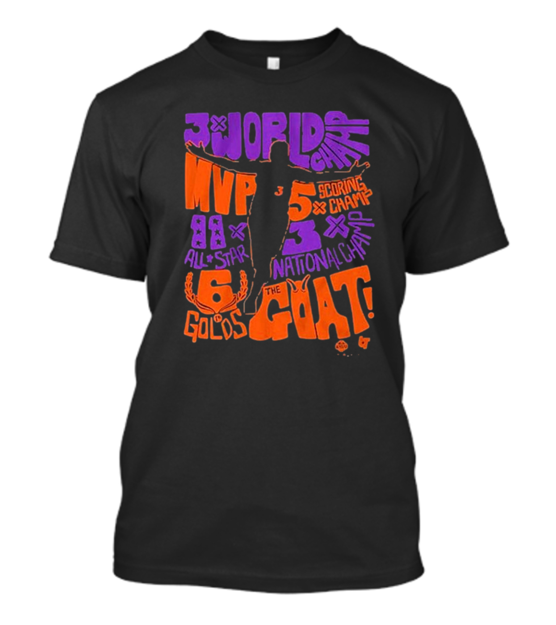 Phoenix Mercury Diana Taurasi 3x World Champ MVP 5x Scoring Champ 8x All Star 3x National Champ 6 Golds The GOAT T-Shirt