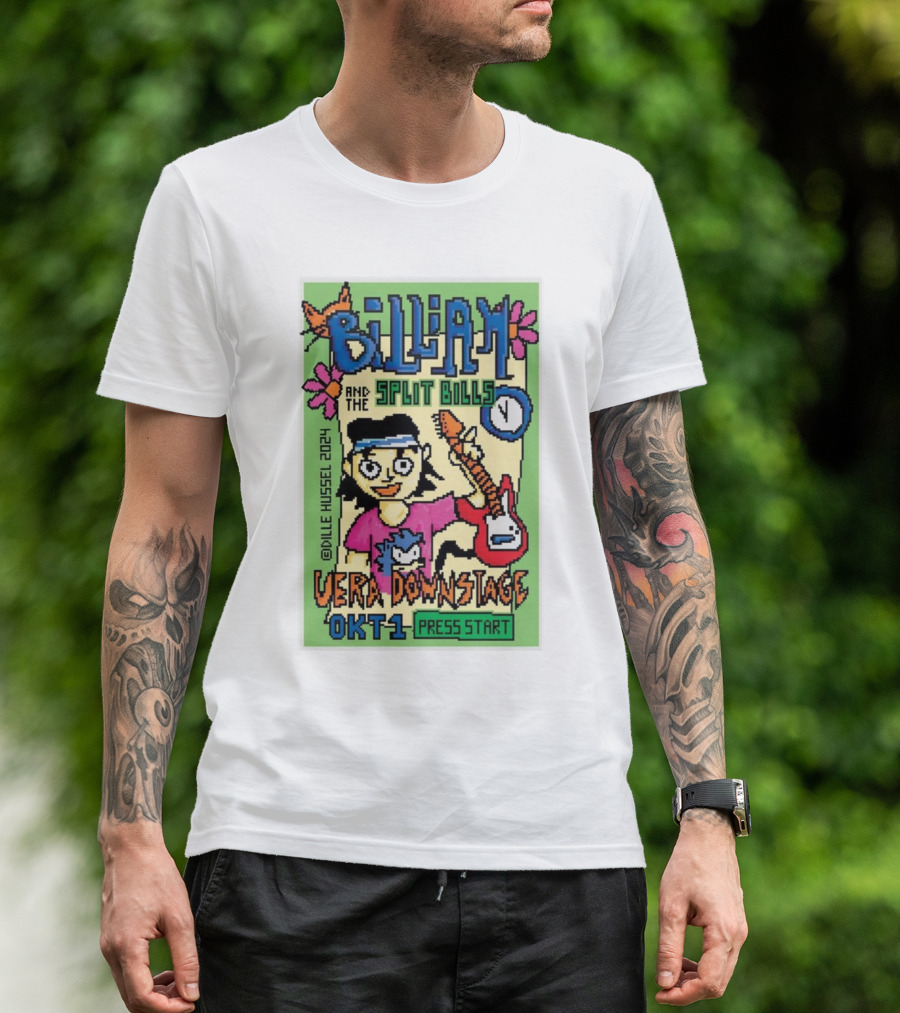 Billiam And The Split Bills Vera Downstage Groningen October 1 2024 Press Start Dille Hessel T-Shirt