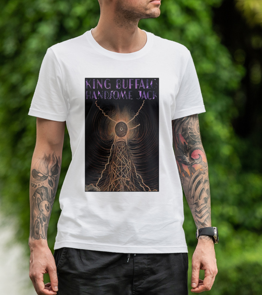 King Buffalo Handsome Jack Electric City Buffalo NY Tour December 28 T-Shirt