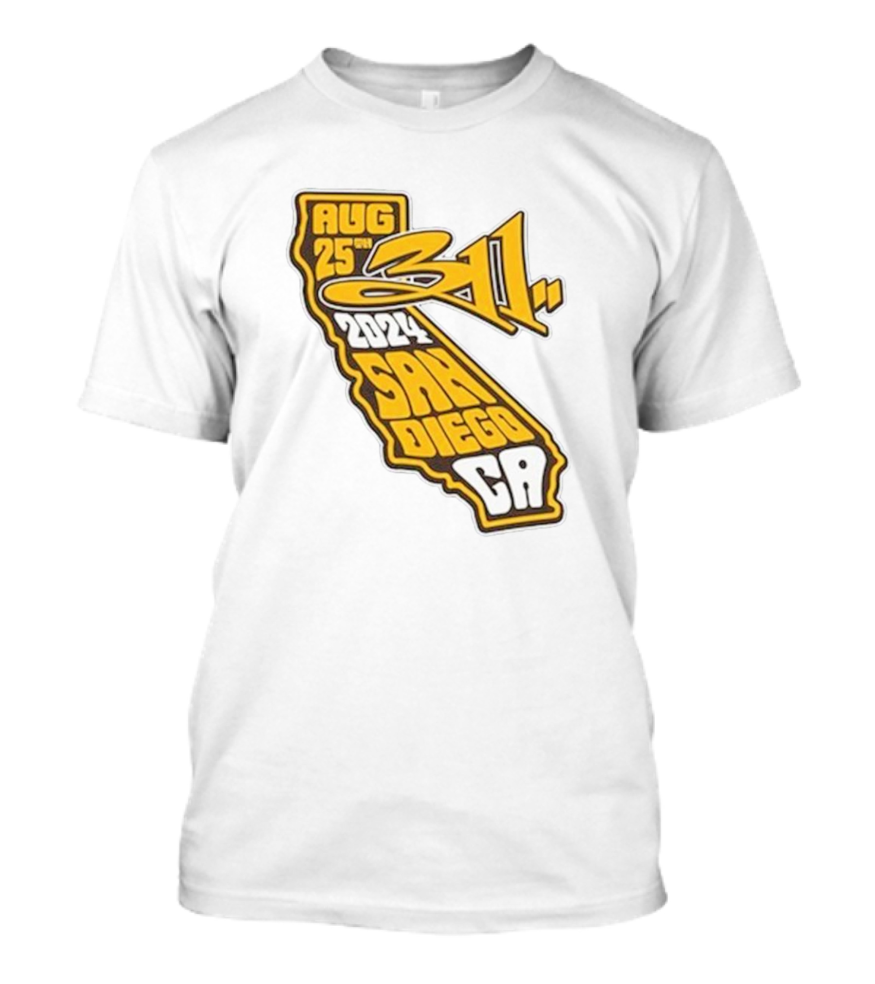 311 California August 25th 2024 San Diego CA Concert T-Shirt