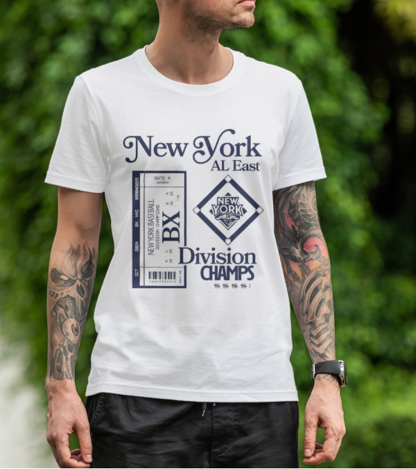 New York AL East BX Baseball Division Champs T-Shirt
