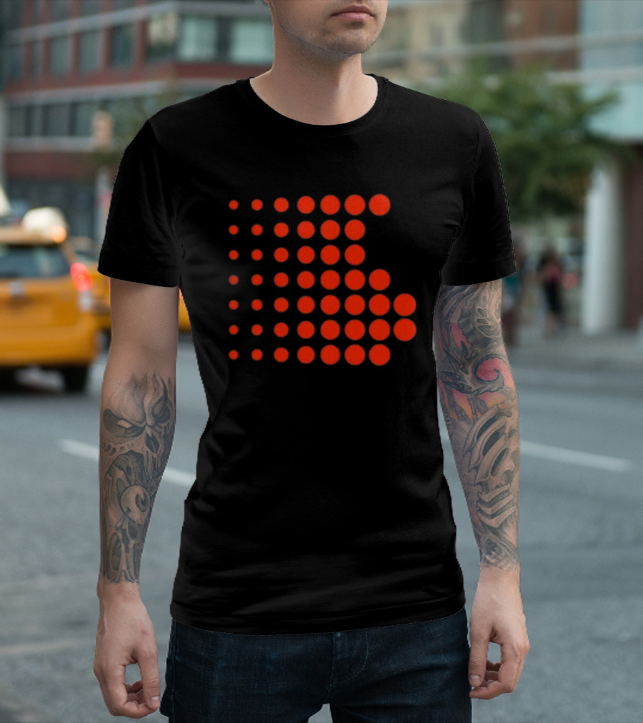Obsolete Sony Os-0001 Dotted Red Pattern Retro Technology T-Shirt