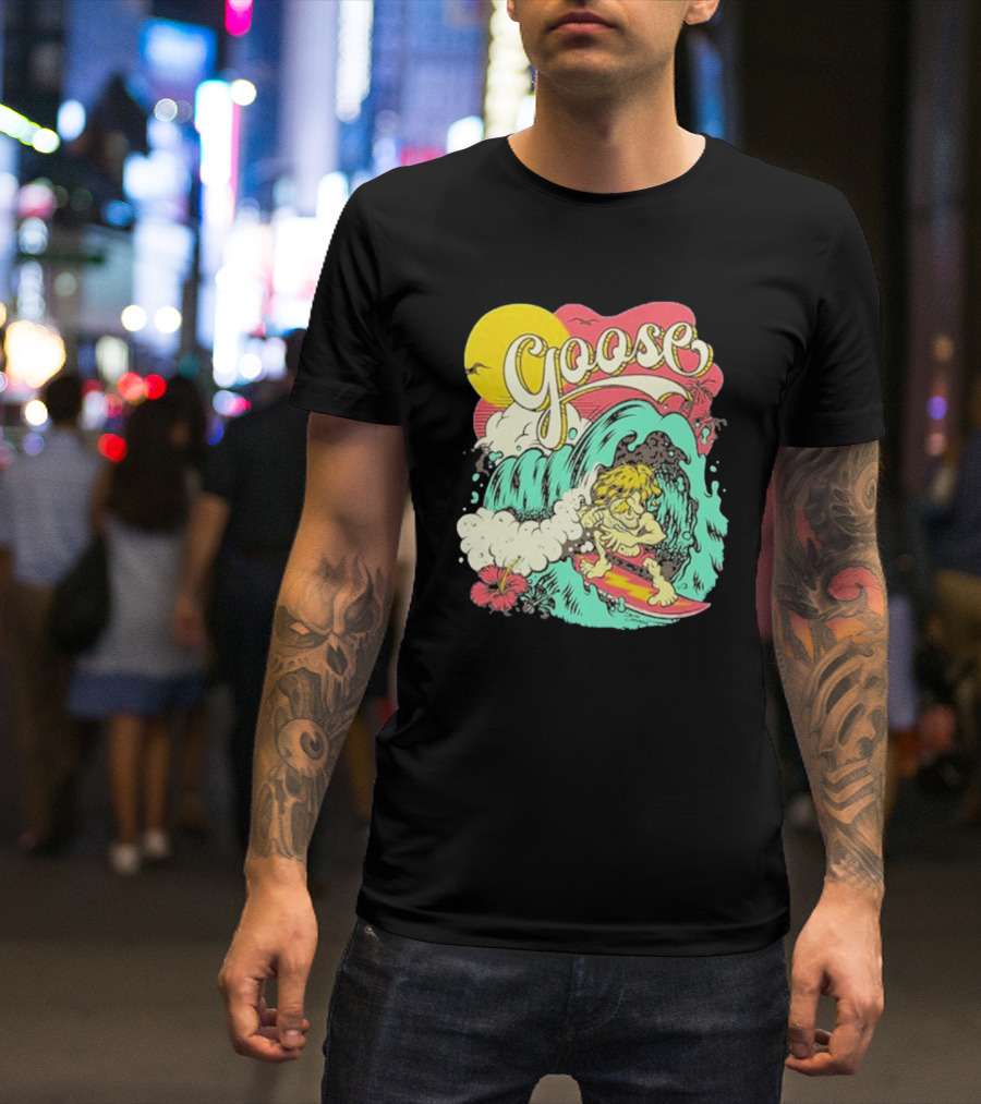 Goose San Diego Surf Tour September 26 2024 Cal Coast Credit Union Amphitheater T-Shirt