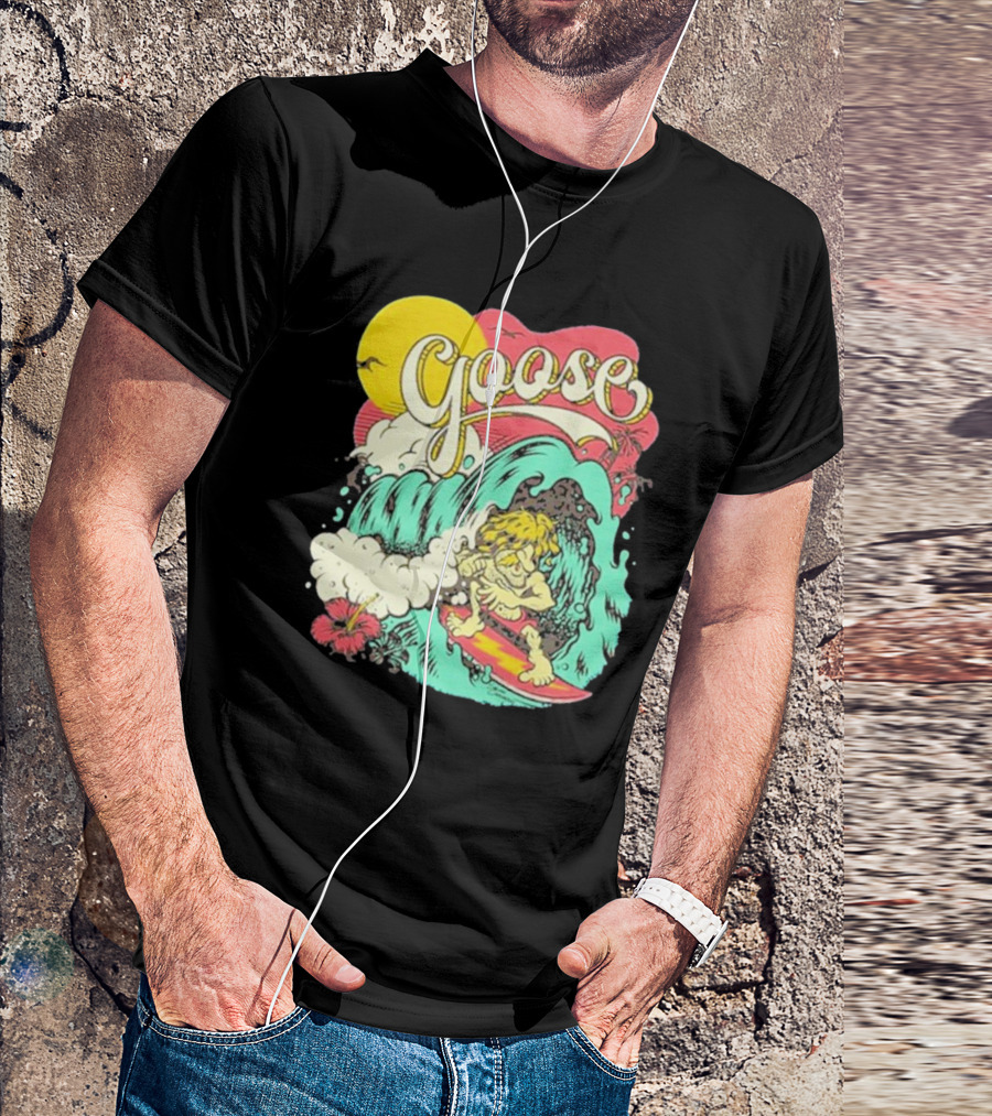 Goose San Diego Surf Tour September 26 2024 Cal Coast Credit Union Amphitheater T-Shirt