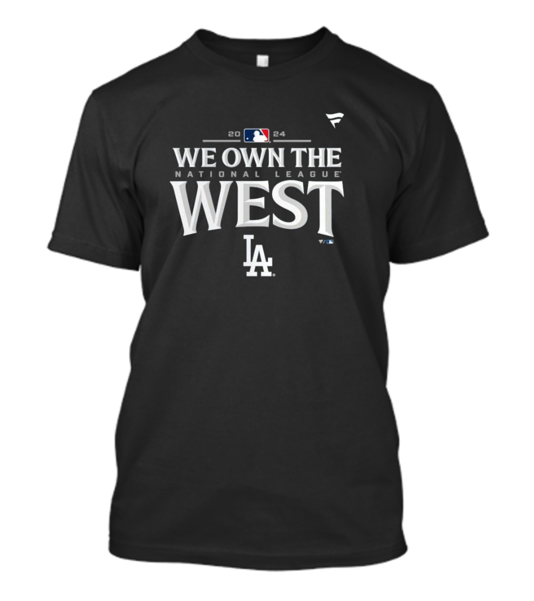 Los Angeles Dodgers 2024 We Own The National League West LA MLB Fanatics T-Shirt