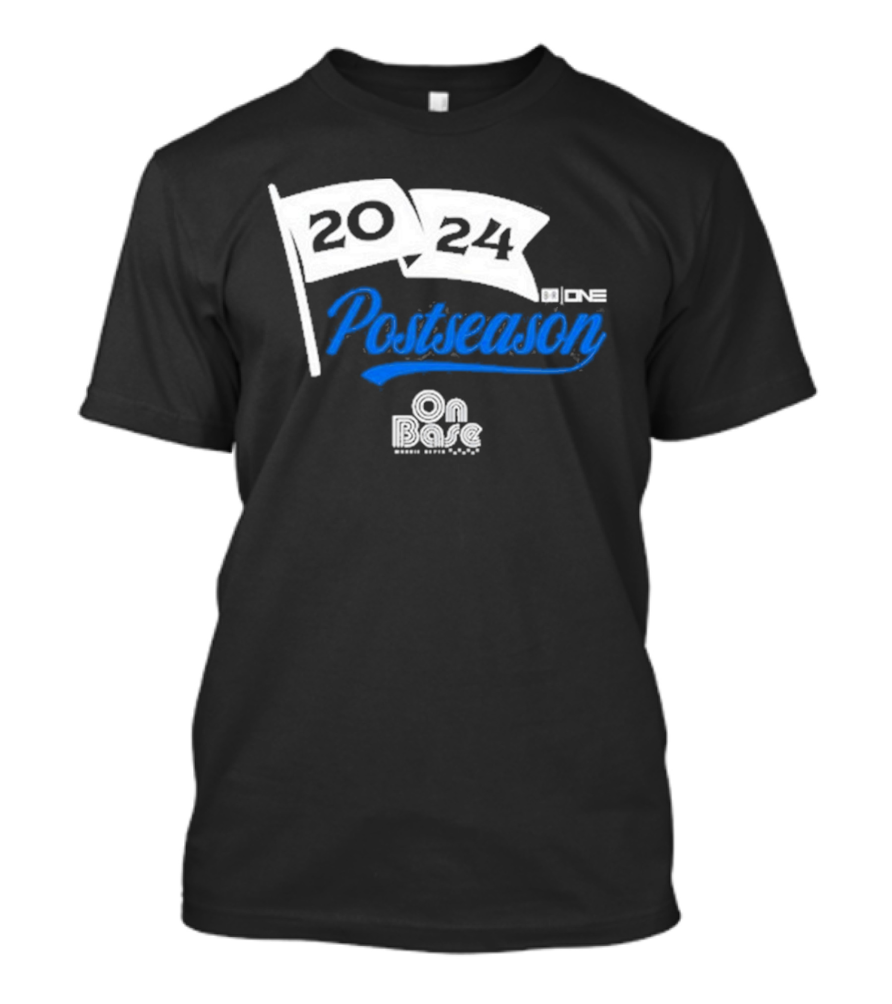 Mookie Betts On Base 2024 Postseason Flags T-Shirt