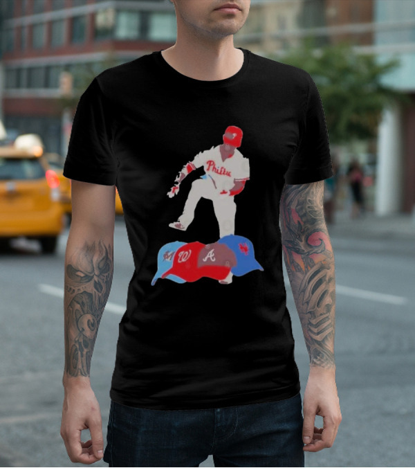 Philadelphia Phillies Stomp Atlanta Washington New York Miami NL East Champs T-Shirt