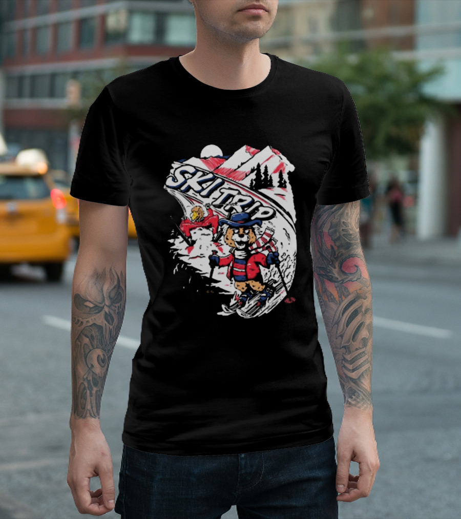 Arizona Wildcats Ski Trip Winter Adventure T-Shirt