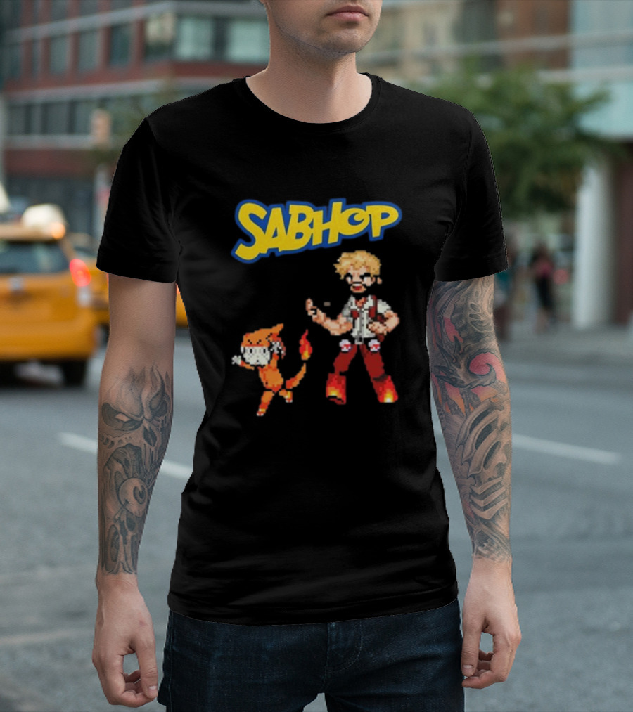 Charmeleon Sabhop Maestro Pokemon Playera T-Shirt