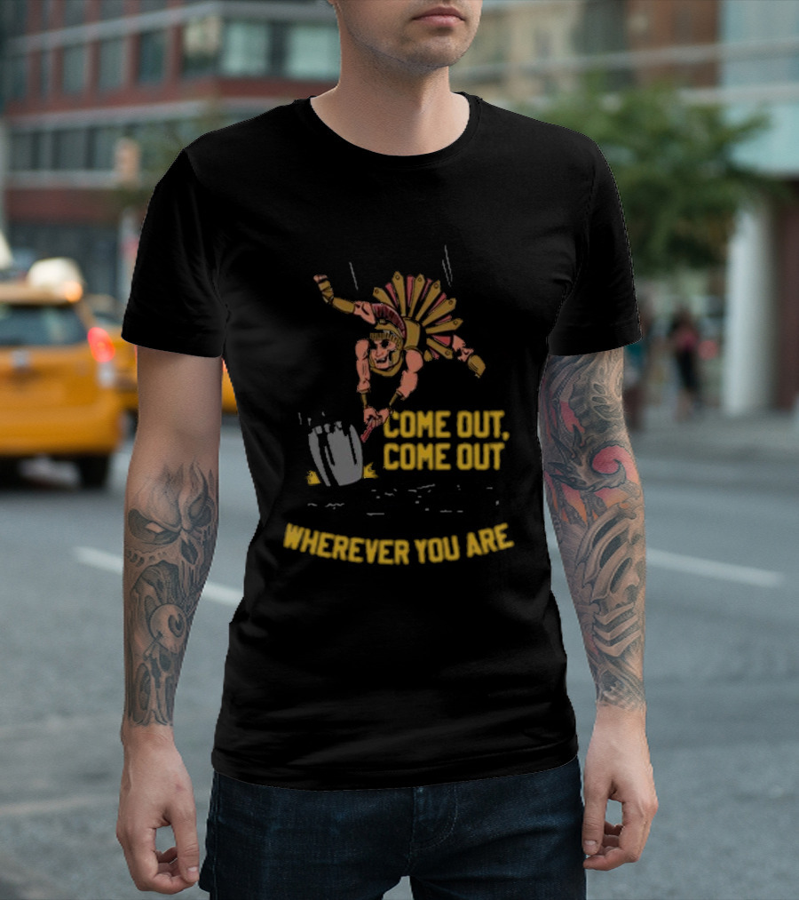 SC Trojans Come Out Come Out Wherever You Are Roman Warrior T-Shirt