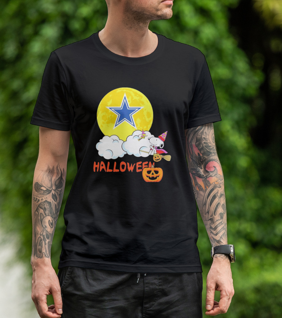 Snoopy Halloween Dallas Cowboys NFL T-Shirt