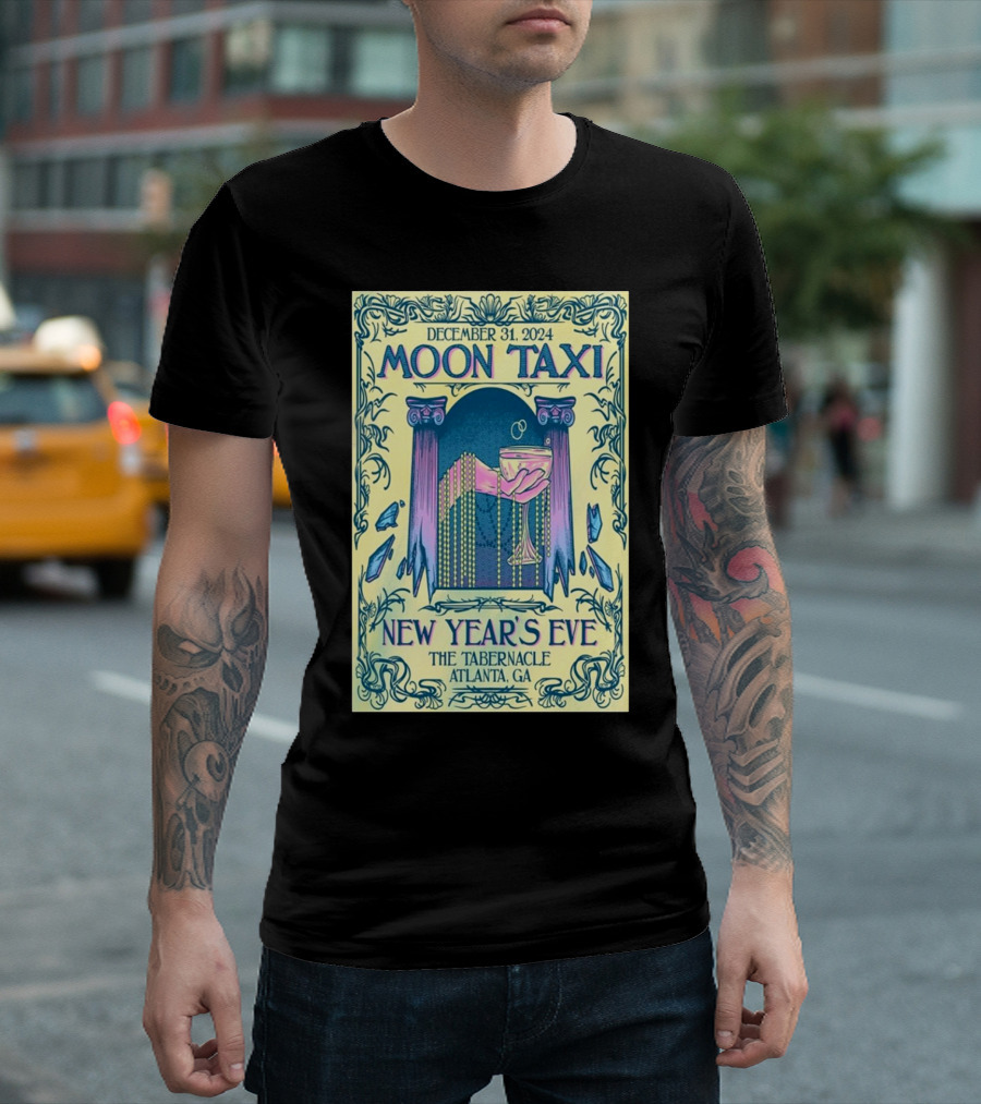 December 31 2024 Moon Taxi New Year's Eve The Tabernacle Atlanta GA T-Shirt