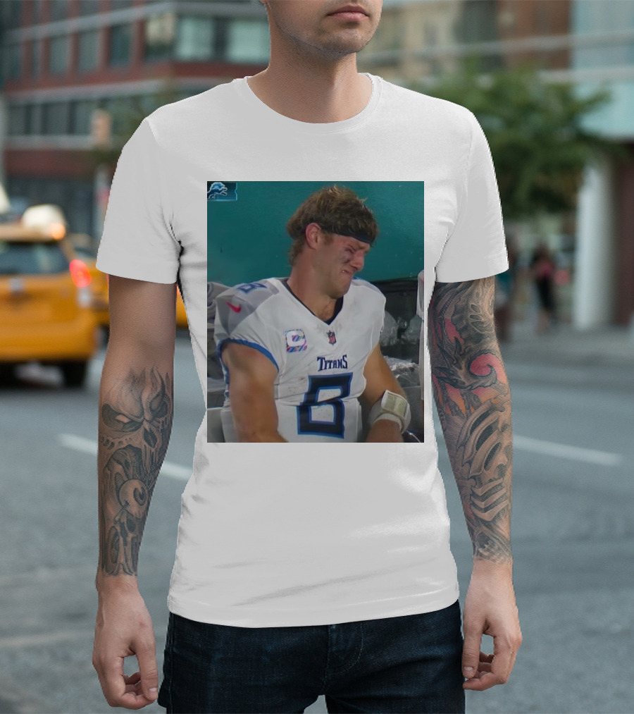Will Levis Titans Embarrassing Himself Meme NFL Football Linsanity Run T-Shirt