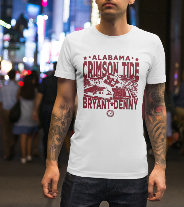 Alabama Crimson Tide Bryant Denny Stadium Vintage Football Gameday T-Shirt