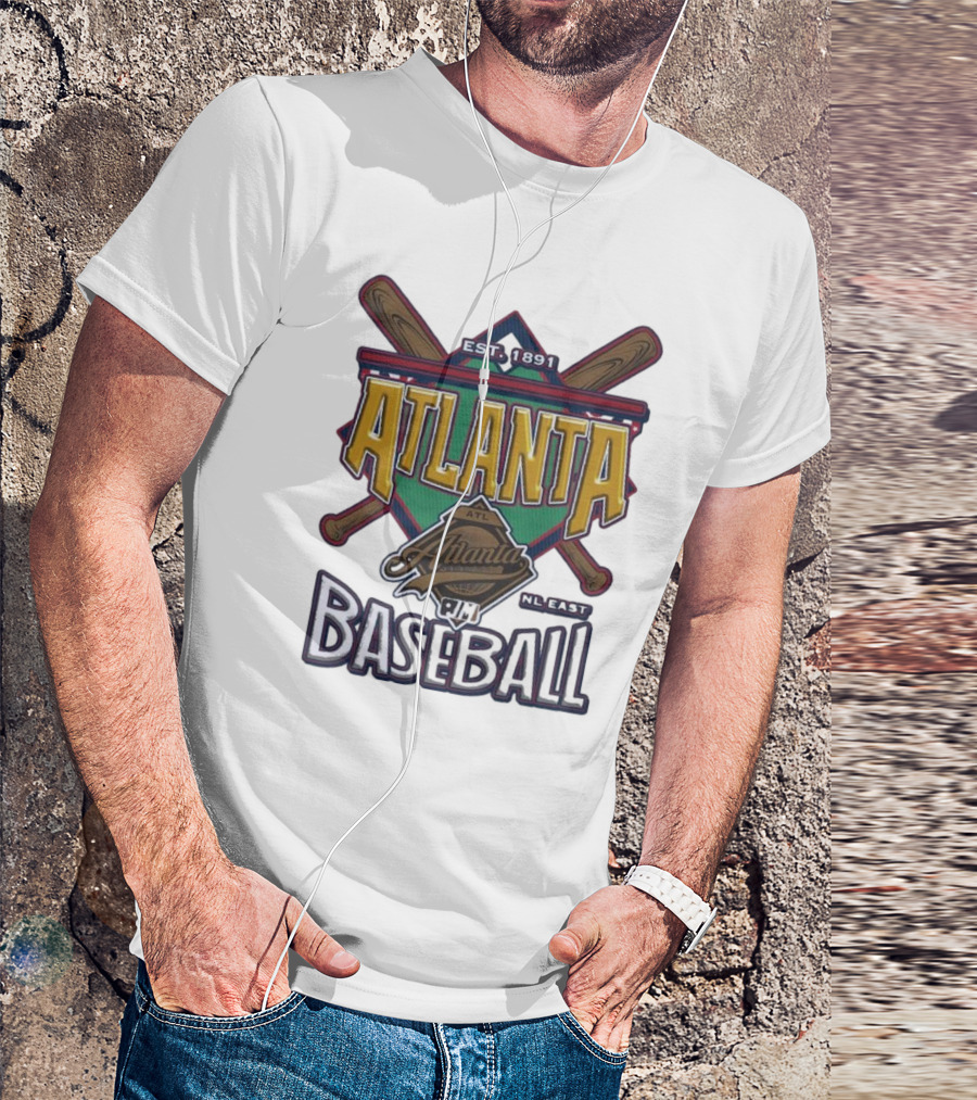 Atlanta Baseball EST 1891 NL East ATL T-Shirt