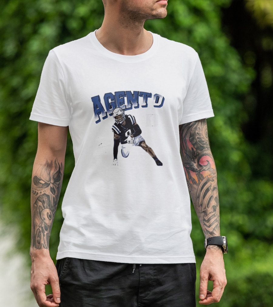 Chandler Rivers Agent 0 Duke Blue Devils Signature Player T-Shirt