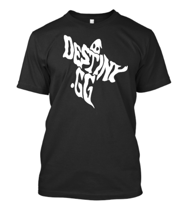 Destiny Gg Ghostly Styled Text T-Shirt