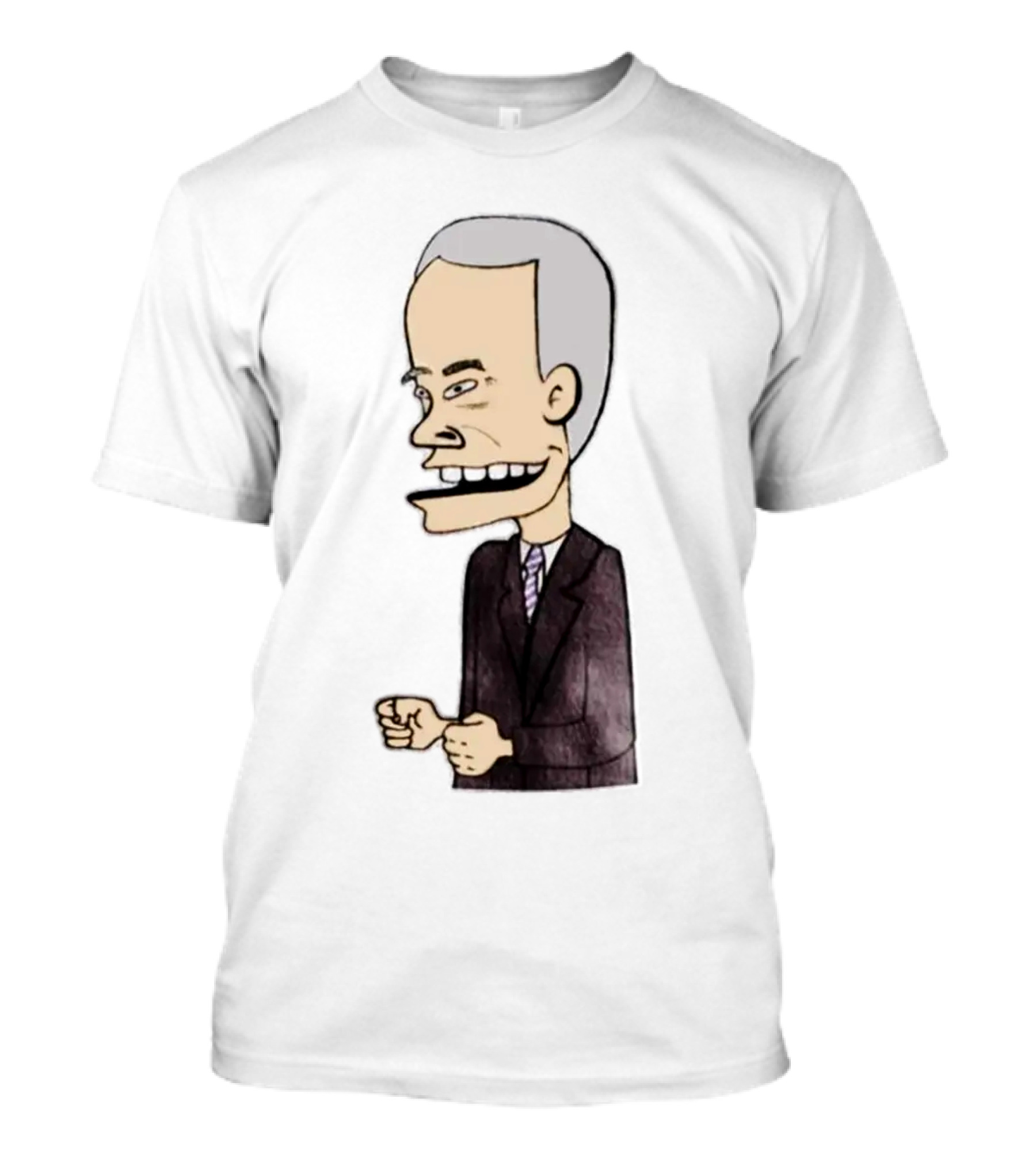 Joe Biden Beavis Political Caricature Mashup T-Shirt