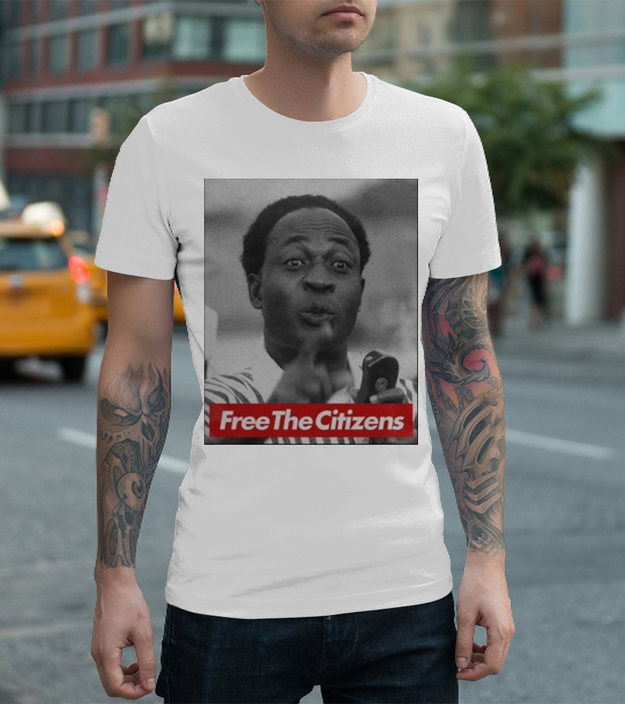 Kwame Nkrumah Free The Citizens Iconic Speech T-Shirt
