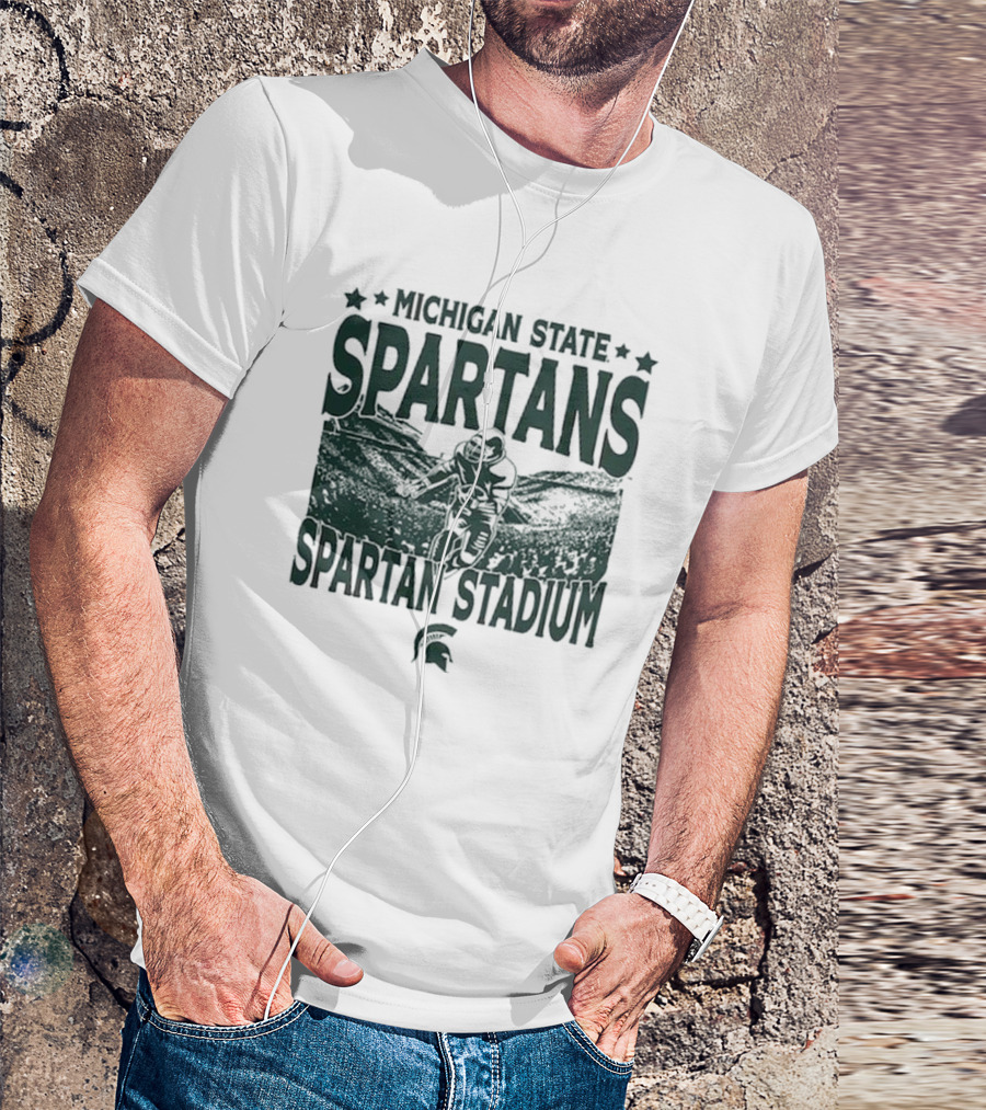 Michigan State Spartans Spartan Stadium Vintage Gameday T-Shirt