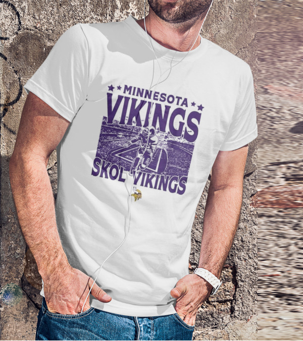 Minnesota Vikings Skol Vintage Stadium Gameday Vikings T-Shirt