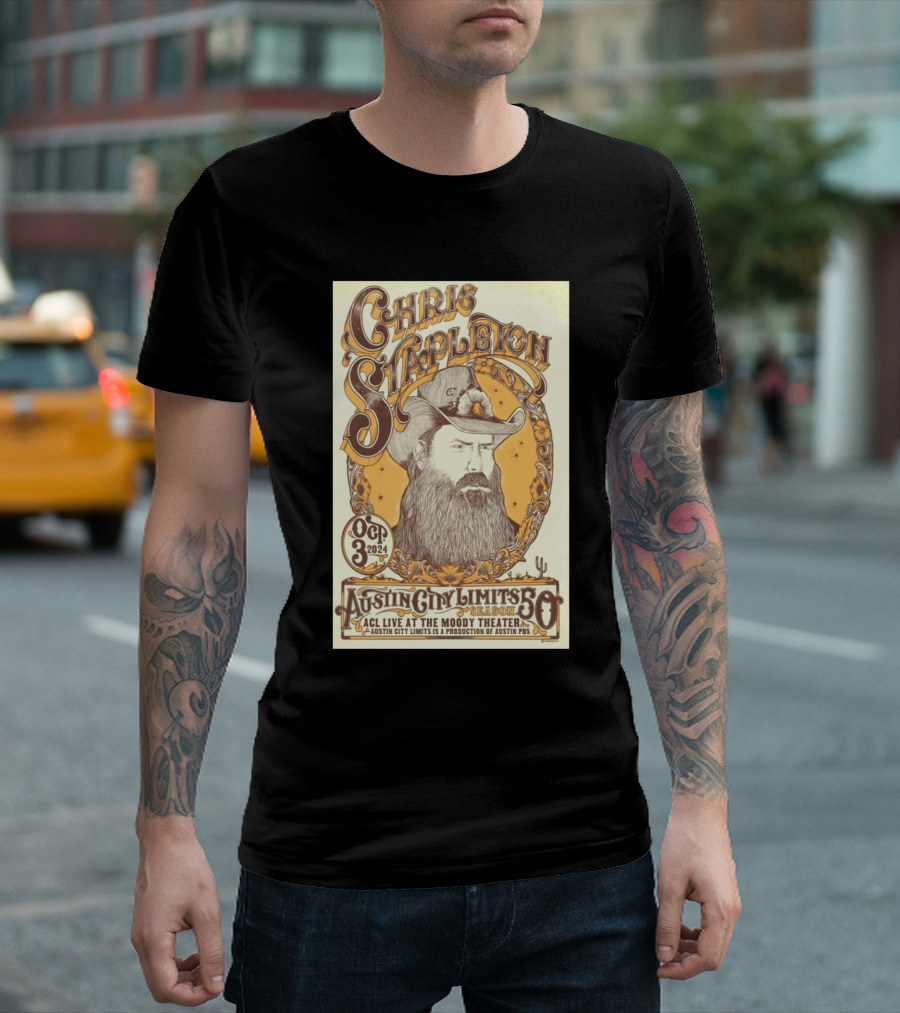 Chris Stapleton Live At Austin City Limits ACL Moody Theater October 3 T-Shirt