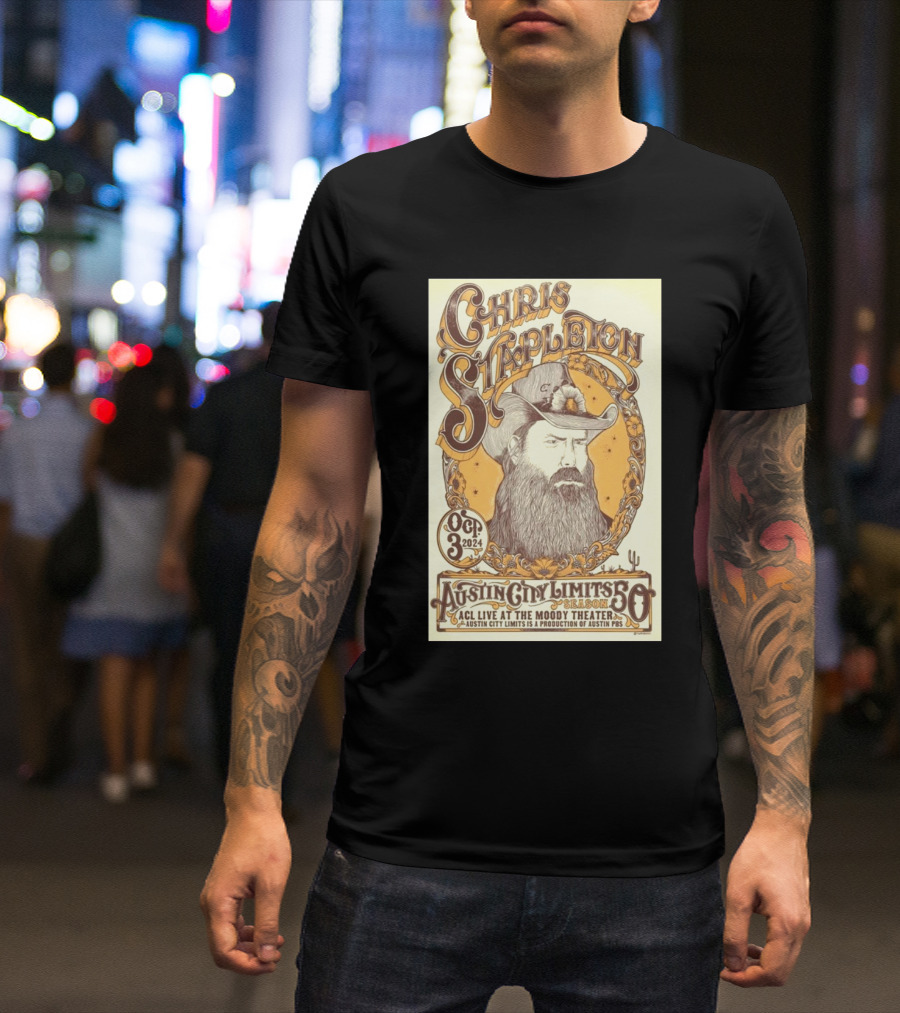 Chris Stapleton Live At Austin City Limits ACL Moody Theater October 3 T-Shirt