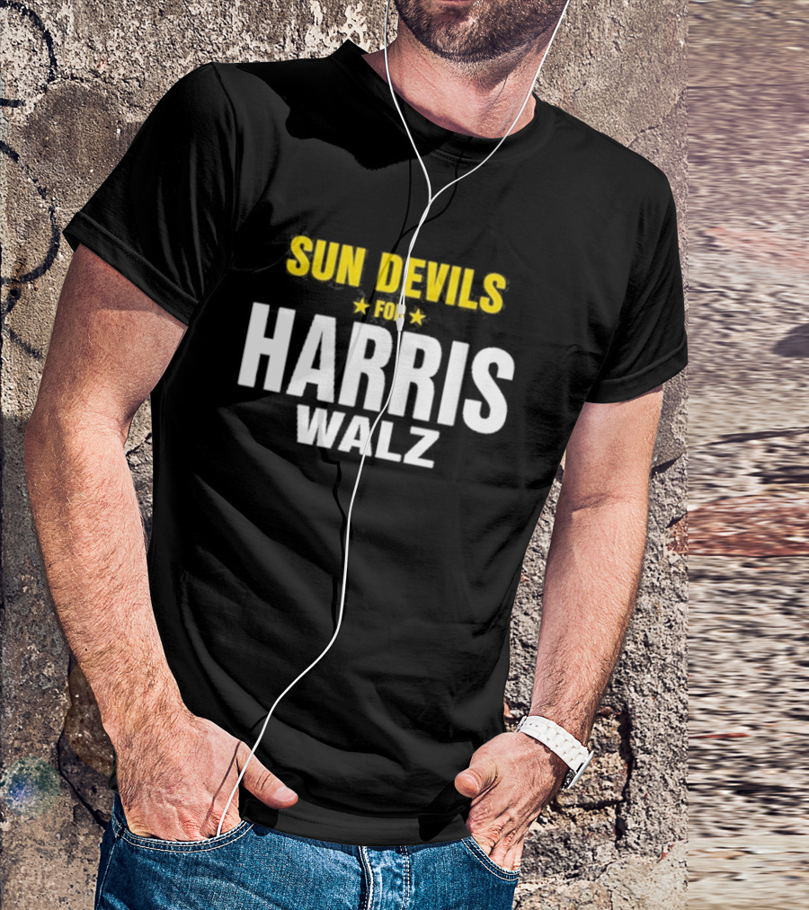Sun Devils Supporting Harris Walz T-Shirt