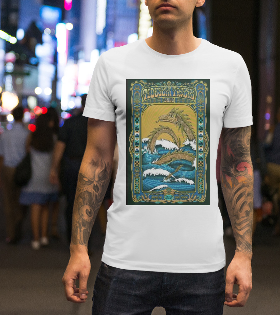 Tedeschi Trucks Band Dragon Artwork Boston October 5 2024 Wang Theatre T-Shirt