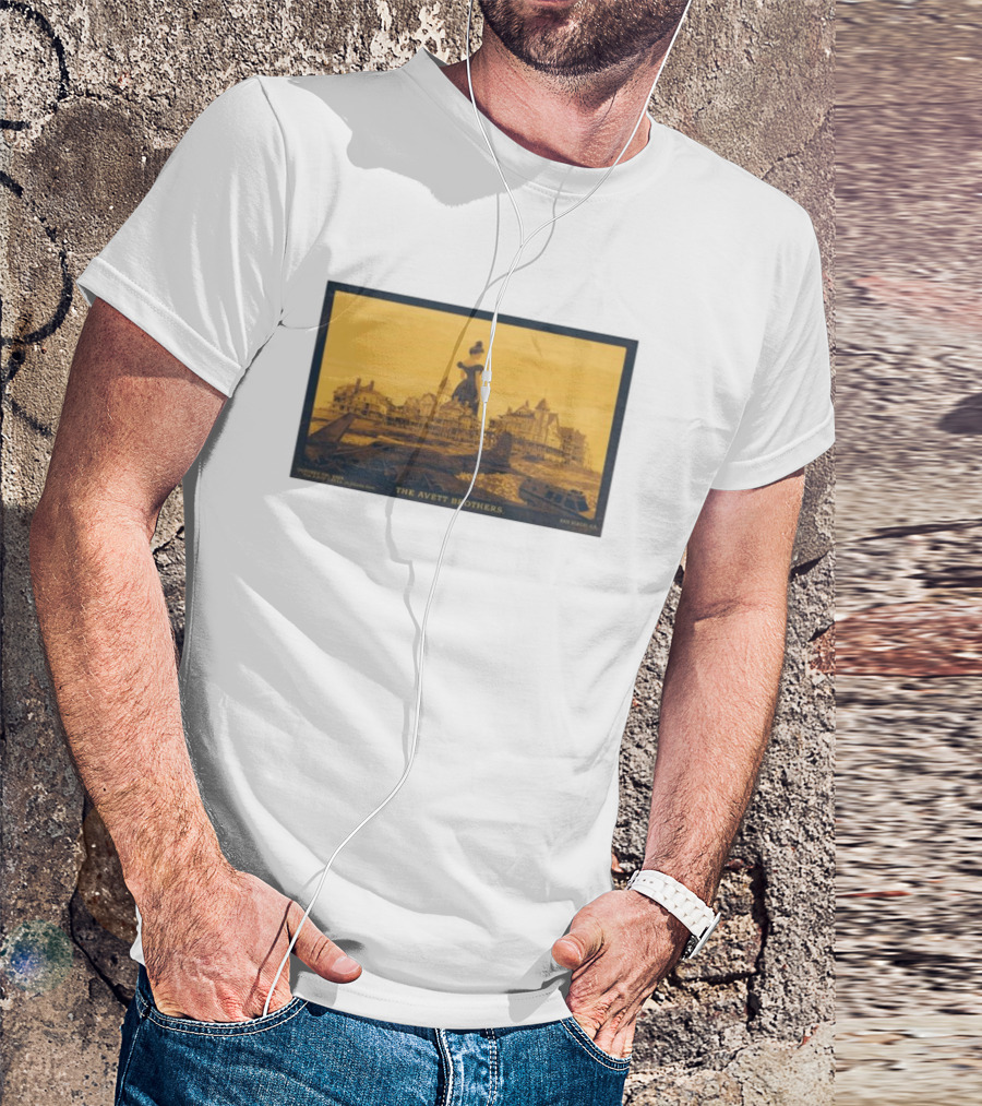 The Avett Brothers Concert Oct 06 2024 San Diego CA Vintage Scenic T-Shirt