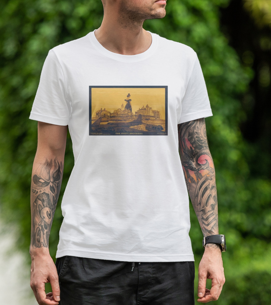 The Avett Brothers Concert Oct 06 2024 San Diego CA Vintage Scenic T-Shirt