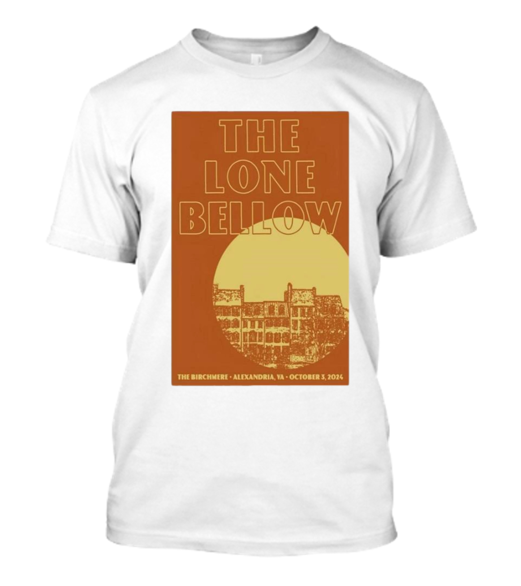 The Lone Bellow At The Birchmere Alexandria VA October 3 2024 Concert Event T-Shirt