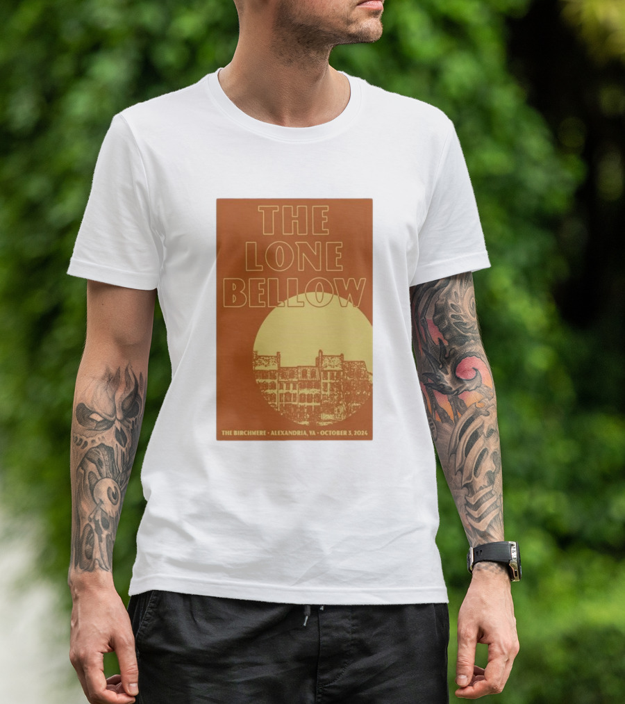 The Lone Bellow At The Birchmere Alexandria VA October 3 2024 Concert Event T-Shirt