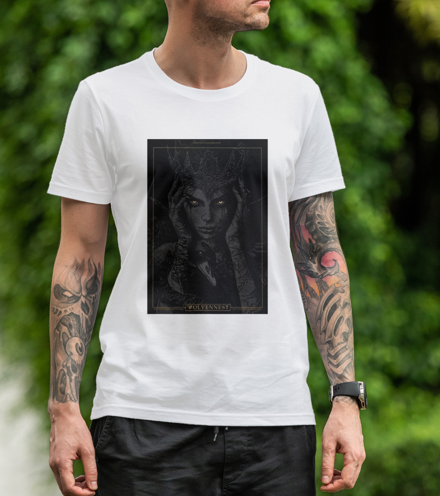 Wolvennest Mysterious Crowned Figure For Up In Smoke Festival 2024 And Keep It Low Festival 10th Anniversary T-Shirt