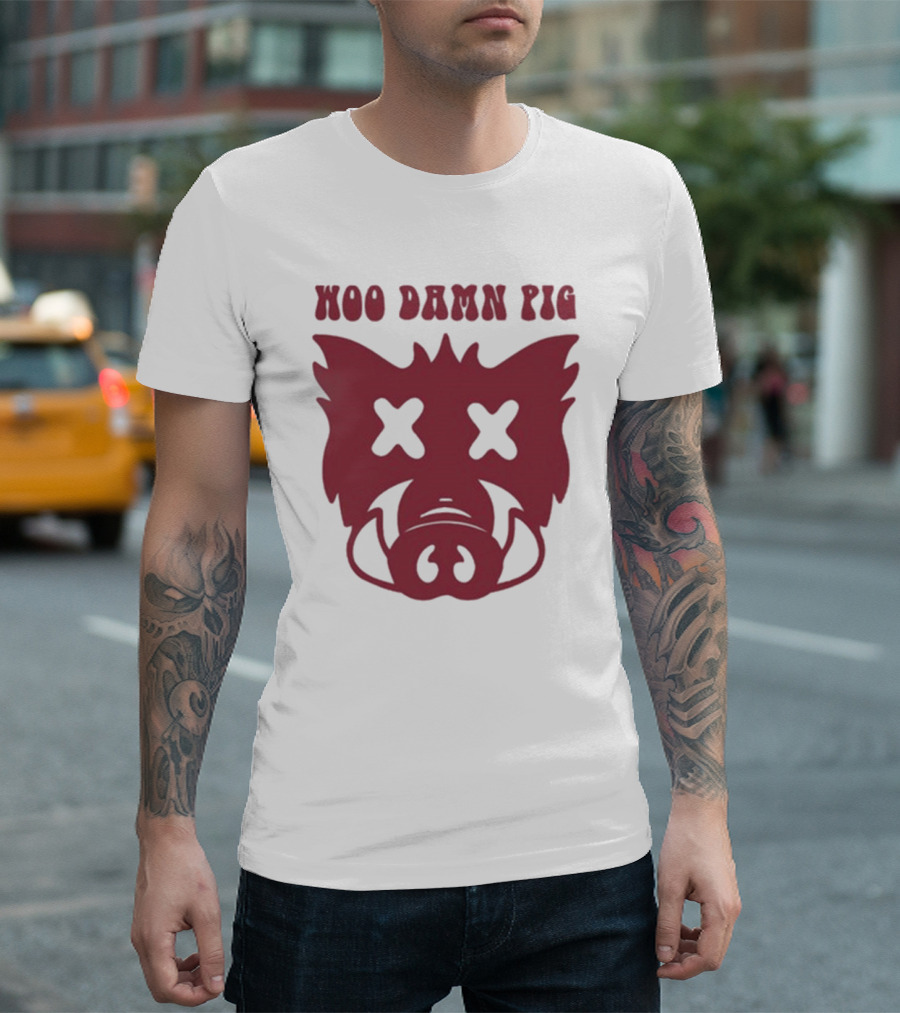 Woo Damn Pig 2024 Razorback Iconic T-Shirt