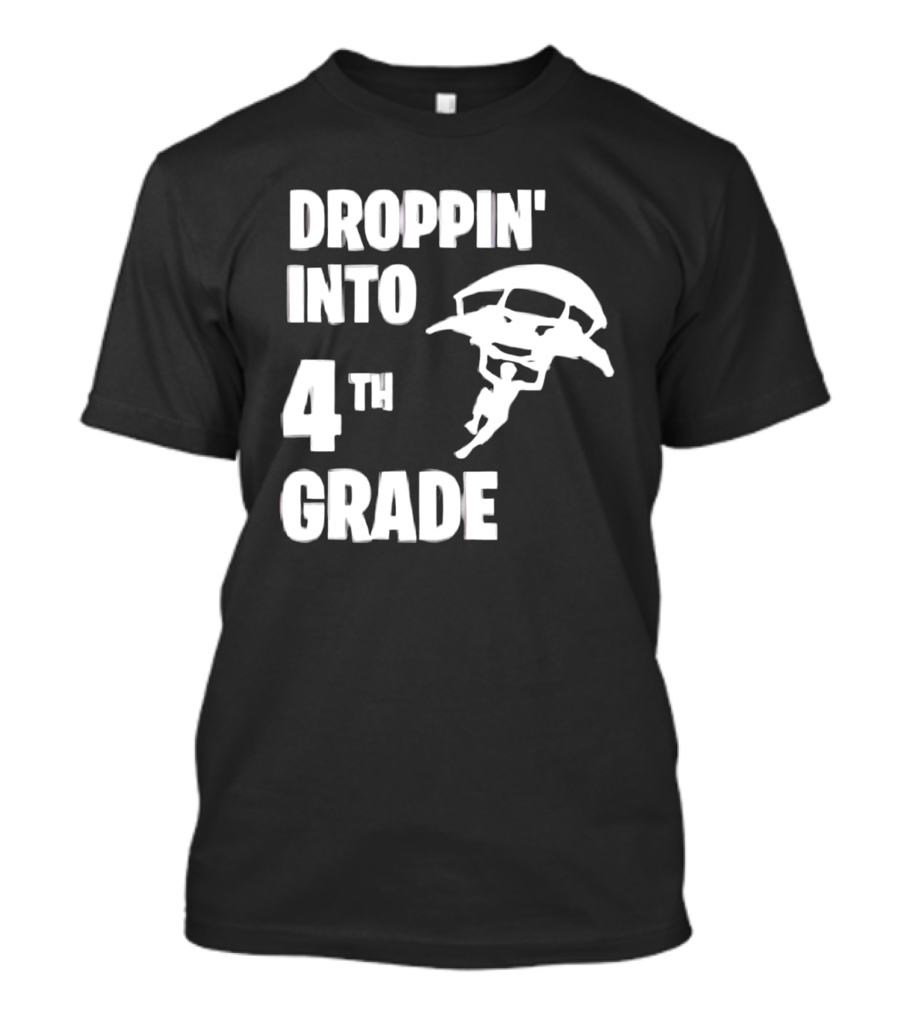 Droppin' Into 4th Grade Parachute Adventure T-Shirt