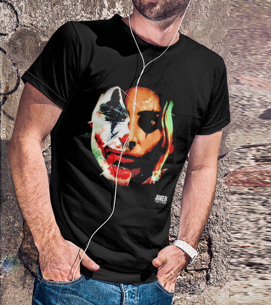Joker Folie A Deux Fragmented Face Iconic Clown T-Shirt
