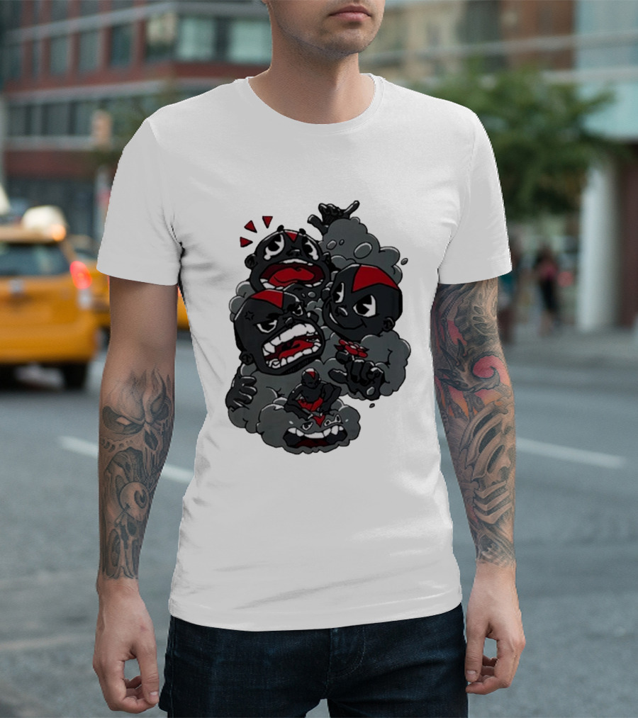 Lil Darkie Emotions 2024 Multiface Comic Expressions T-Shirt