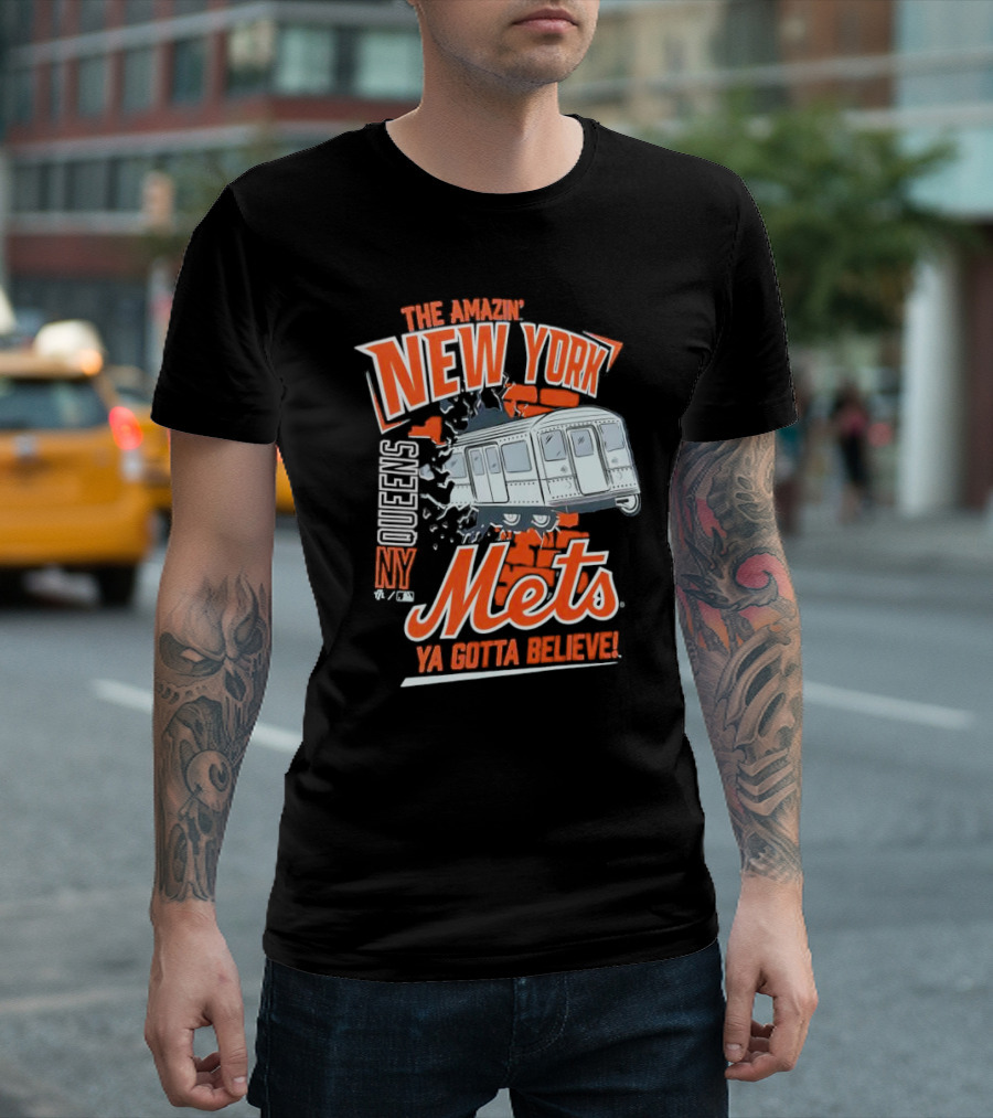 The Amazin' New York Mets Queens NY Ya Gotta Believe T-Shirt