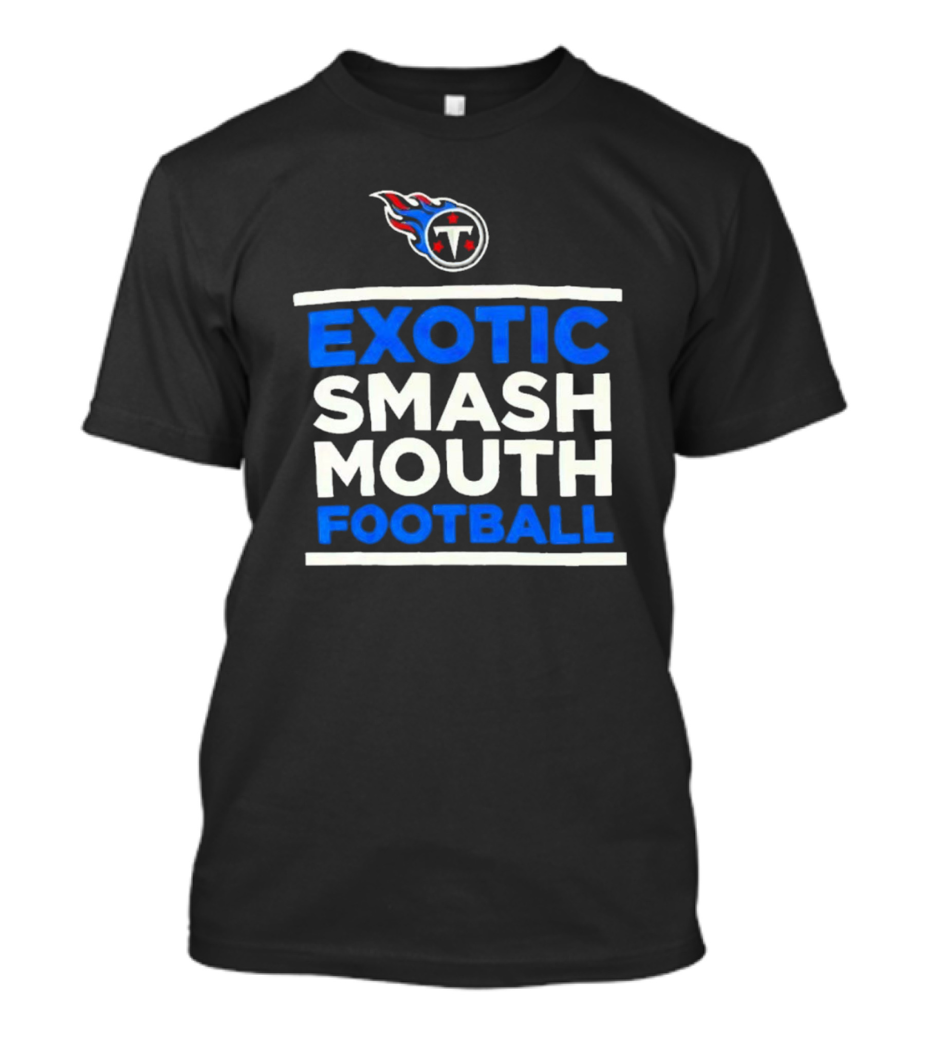 NFL Tennessee Titans Exotic Smash Mouth Football T-Shirt