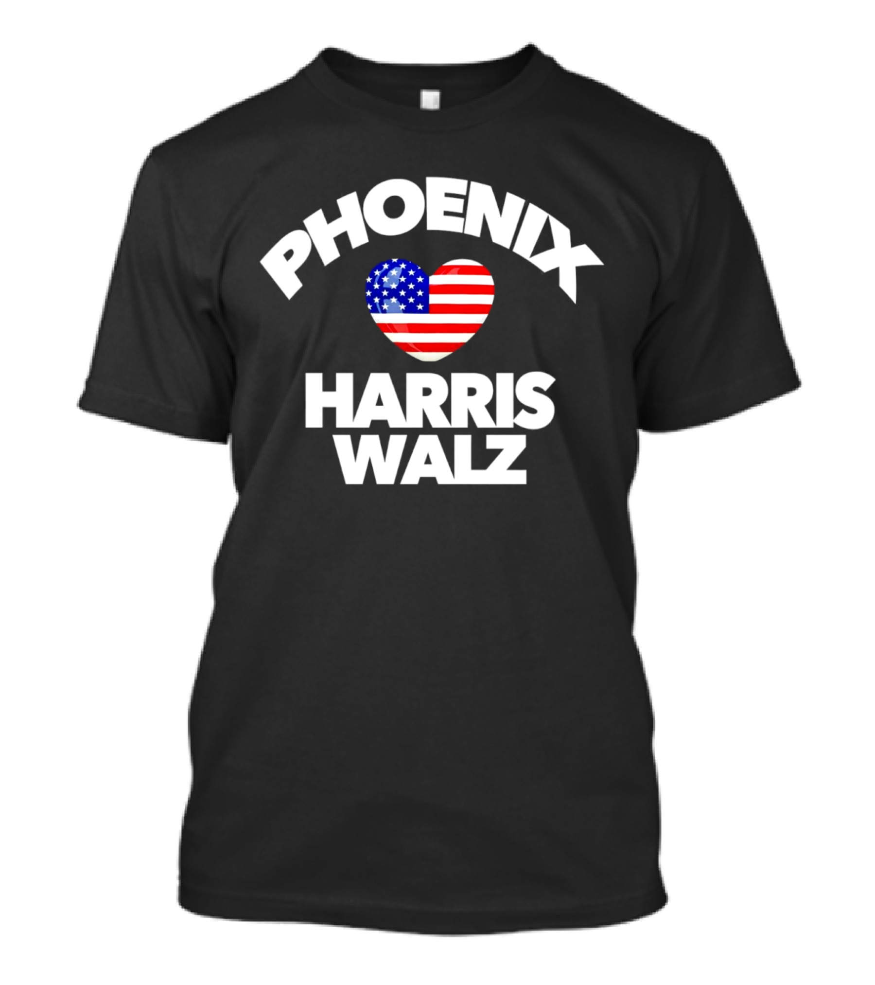 Phoenix USA Flag Love Harris Walz T-Shirt