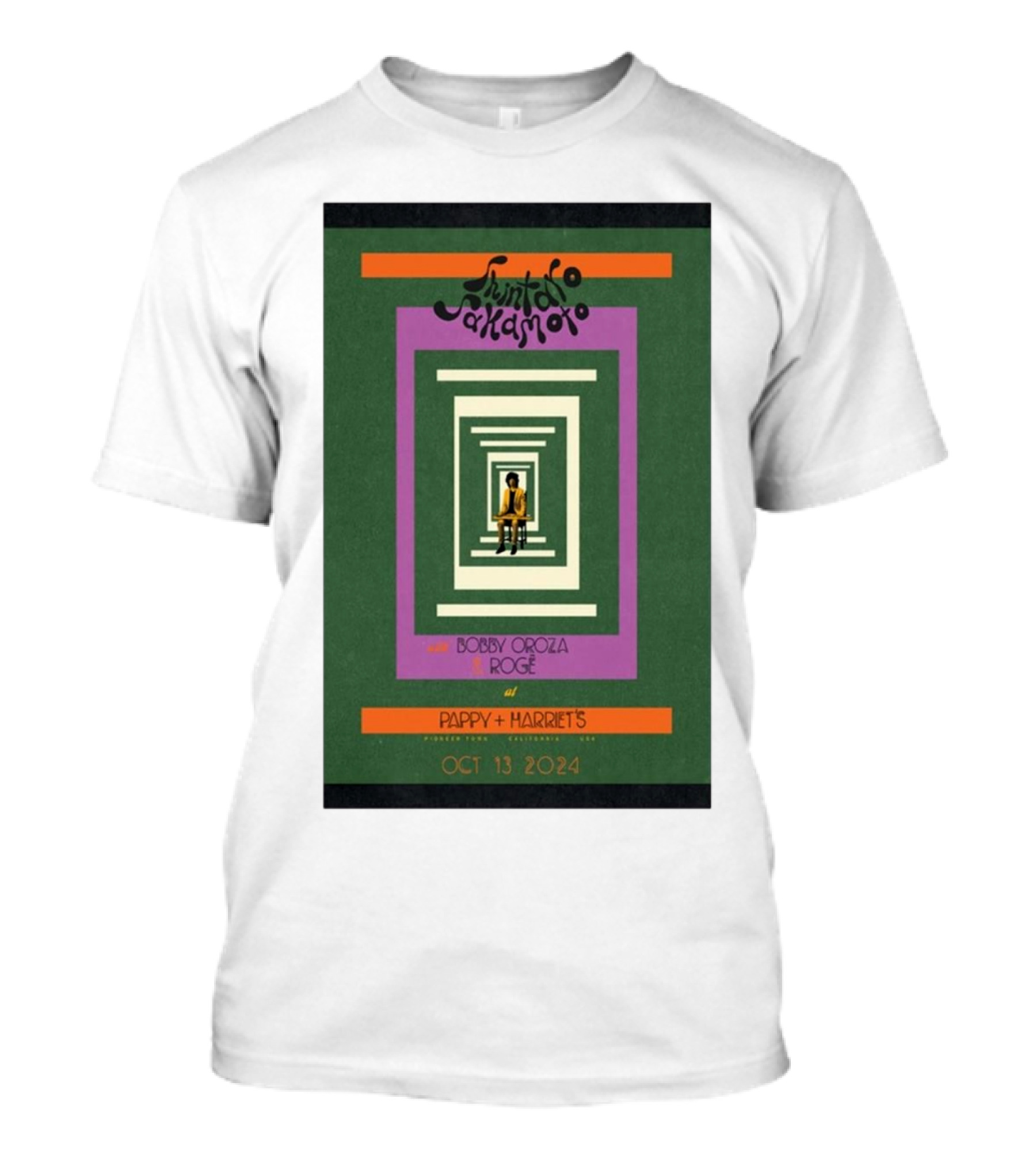 Junto Akaramo With Bobby Oroza And Rogê At Pappy + Harriet's Pioneertown CA Oct 13 T-Shirt