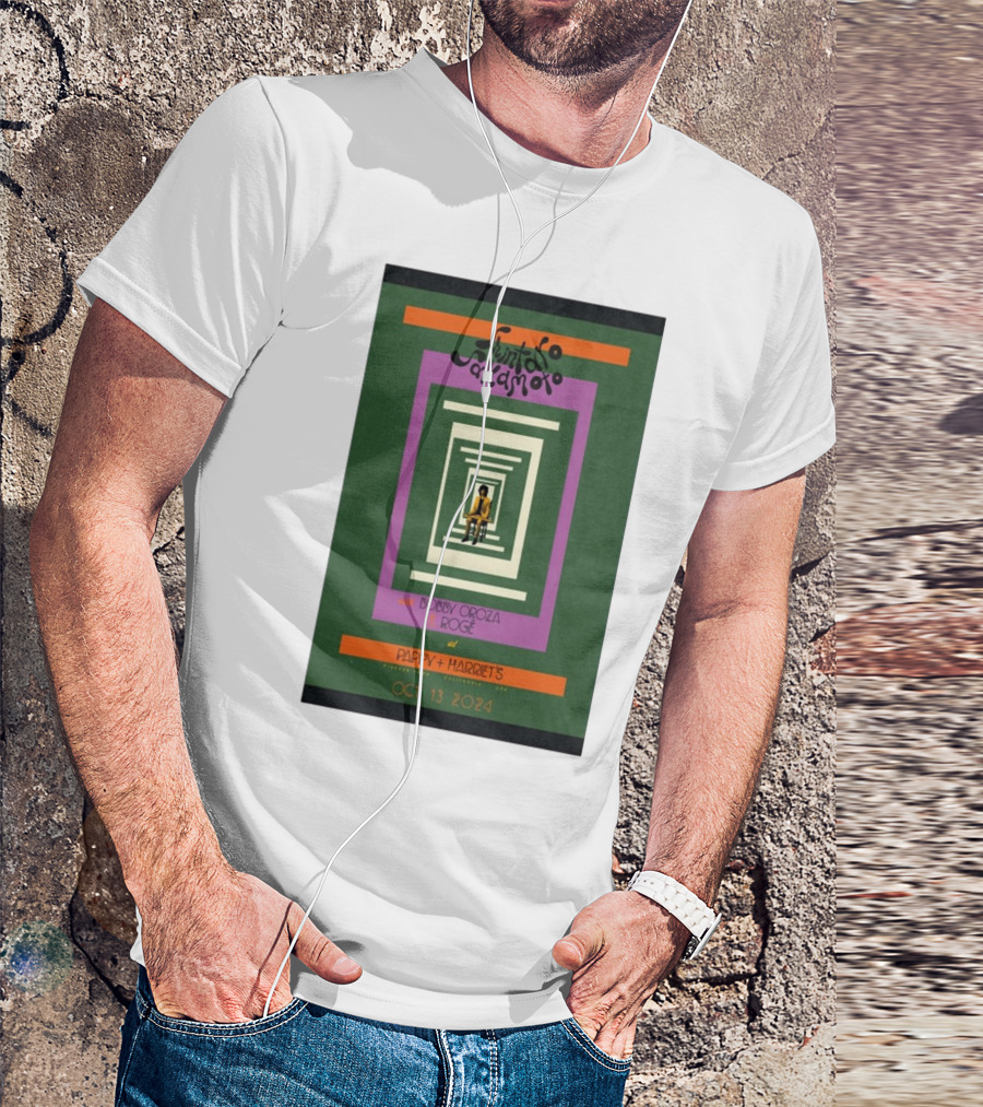 Junto Akaramo With Bobby Oroza And Rogê At Pappy + Harriet's Pioneertown CA Oct 13 T-Shirt
