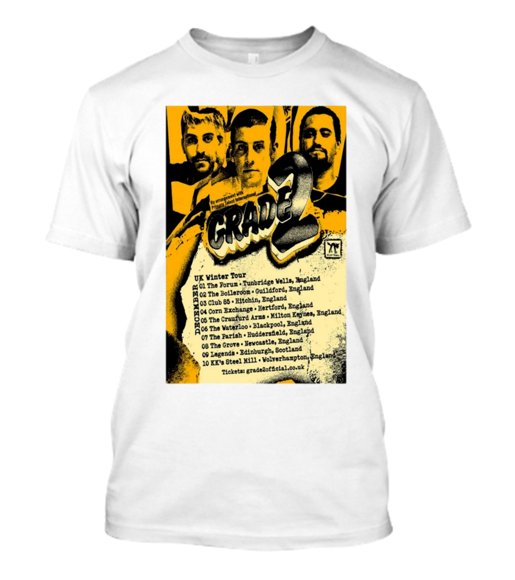 Grade 2 UK Winter Tour December 2024 England Scotland T-Shirt